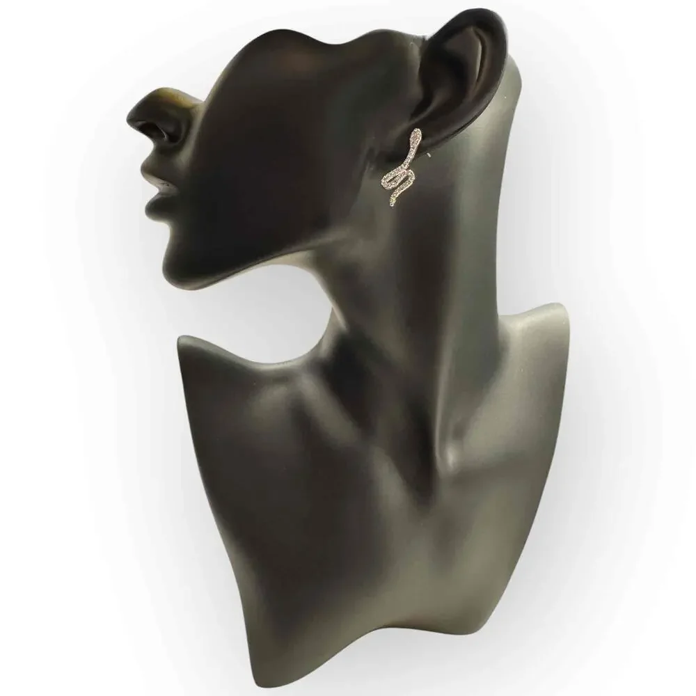 NWT Rhinestone Snake Earrings from Express.